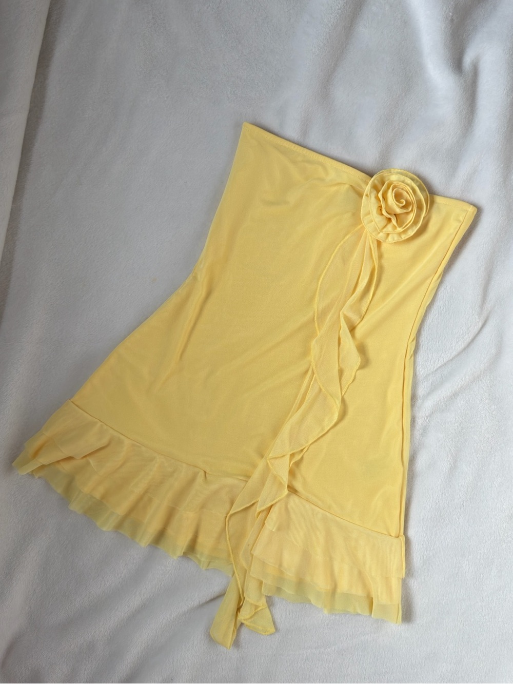 Edikted Yellow Mini Dress
